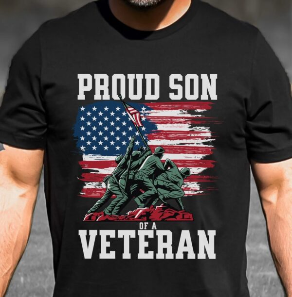 proud son of a veteran shirt