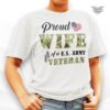 proud wife of a us army veteran shirt