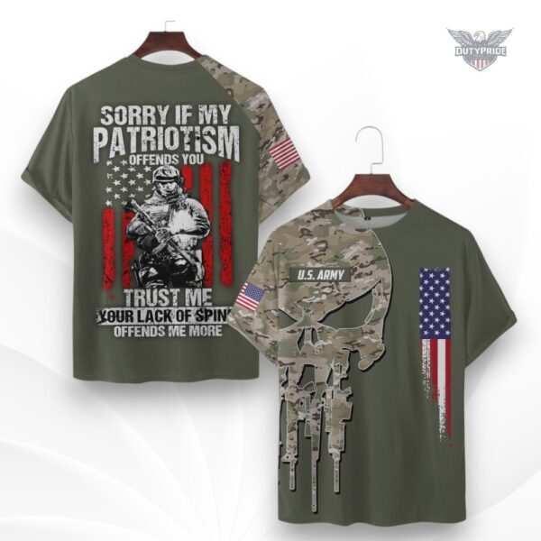 Sorry if my patriotism offends you t-shirt