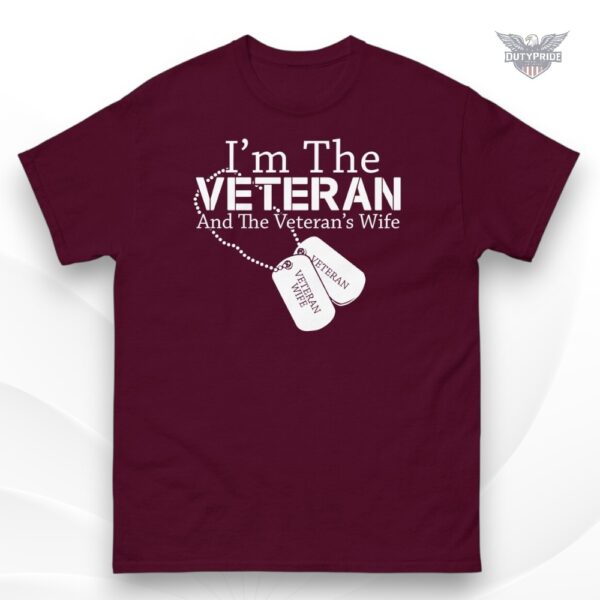 veteran and veteran wife shirt