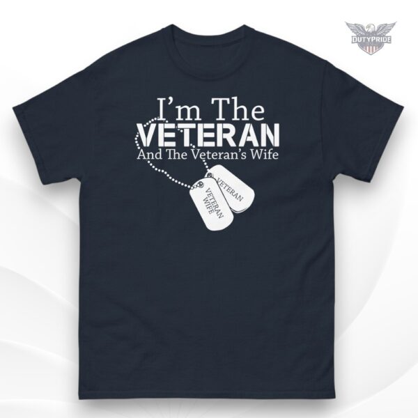 veteran and veteran wife shirt