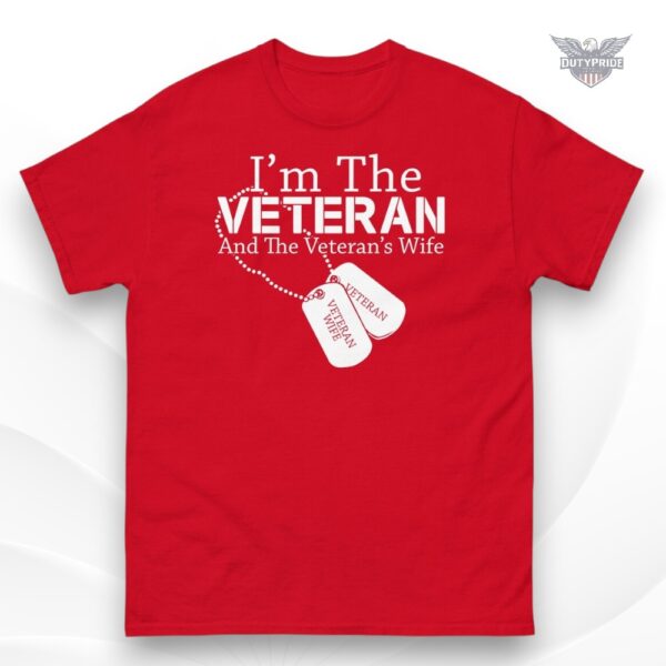 veteran and veteran wife shirt
