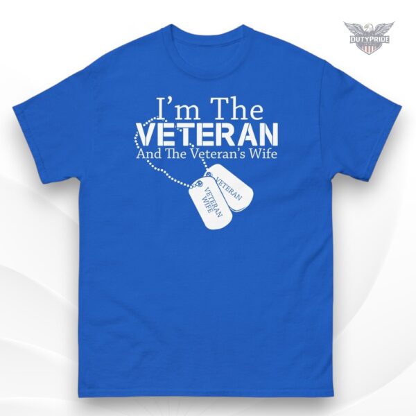 veteran and veteran wife shirt
