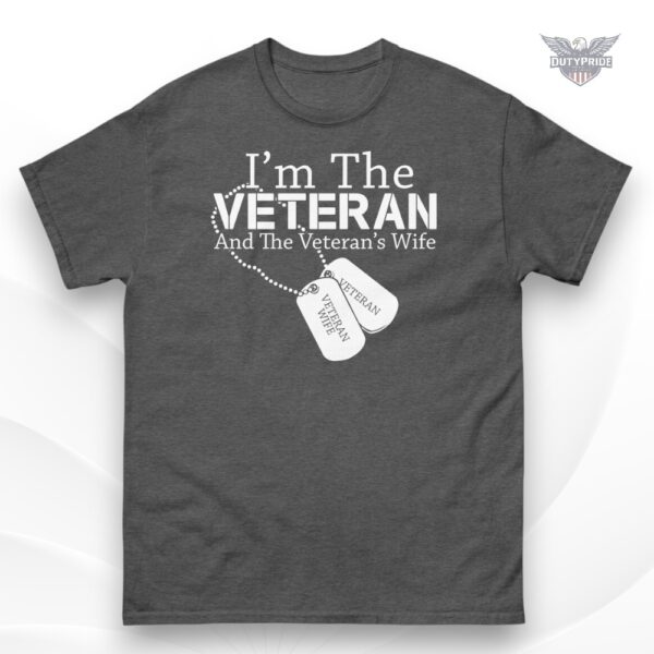 veteran and veteran wife shirt