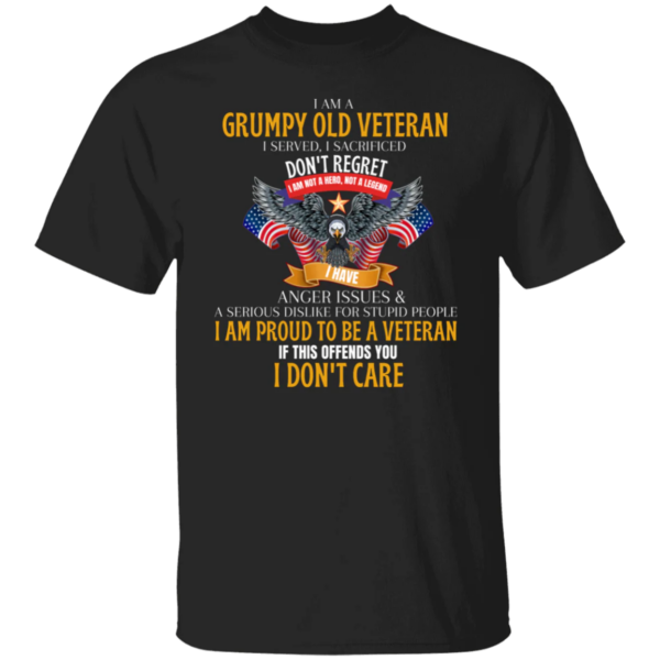 anger issues veteran tee