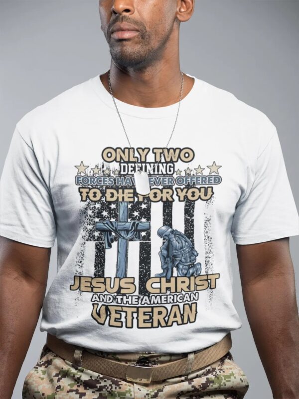 Jesus and the American veteran shirt