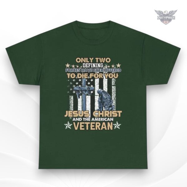 Jesus and the American veteran shirt