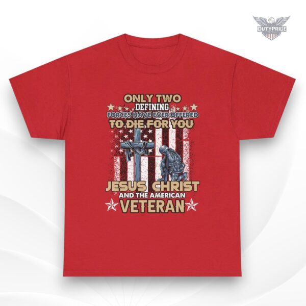Jesus and the American veteran shirt