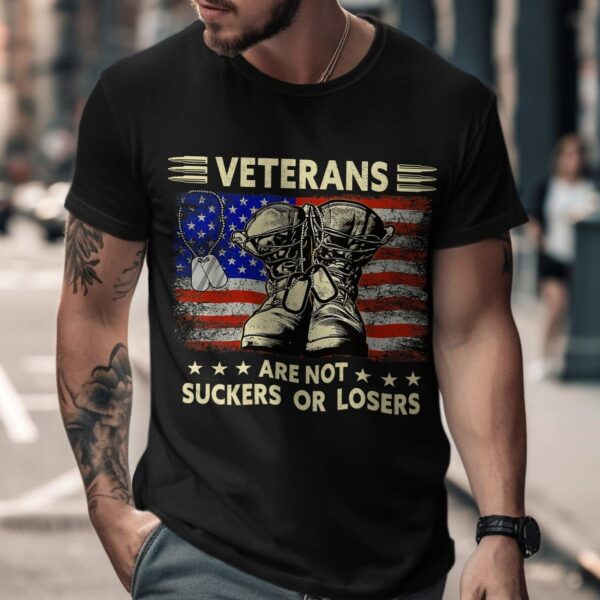 Veterans are not suckers or losers shirt Veterans are not suckers or losers shirt