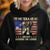 Veterans are not suckers or losers shirt