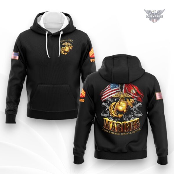 custom USMC hoodie