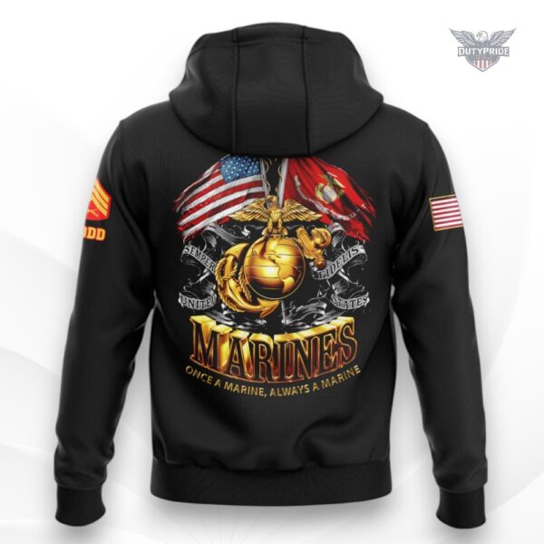 custom USMC hoodie
