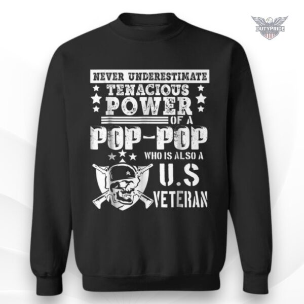 Pop-pop veteran sweatshirt
