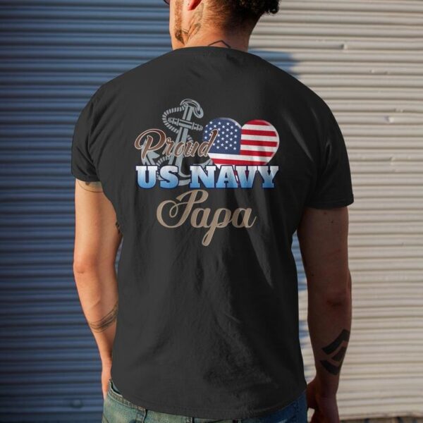 Proud US Navy Papa shirt