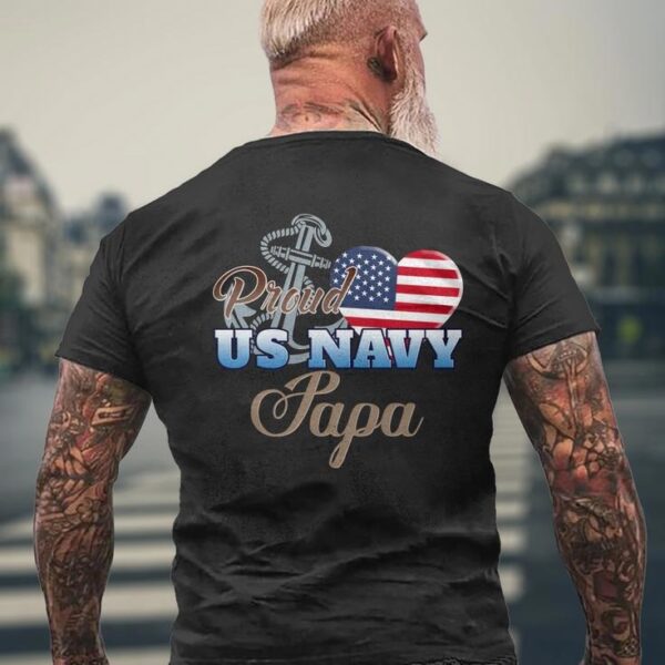 Proud US Navy Papa shirt
