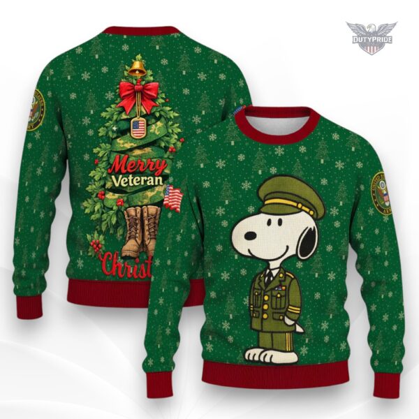 US Army ugly Christmas sweater US Army ugly Christmas sweater