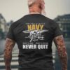 Never Quit Navy tee