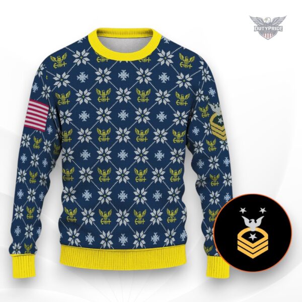 US Navy ugly Christmas sweater