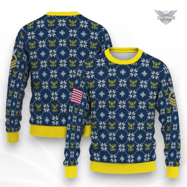 US Navy ugly Christmas sweater