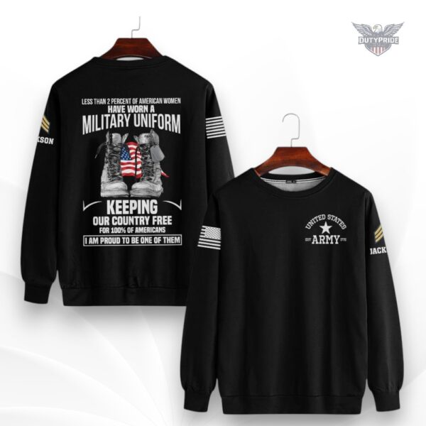 Women Army veteran sweatshirt