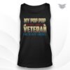 military grandfather hero tanktop