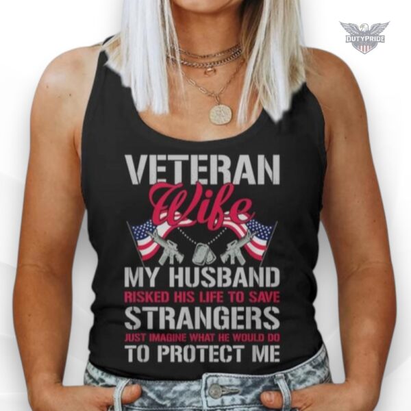 my husband is a veteran t-shirt