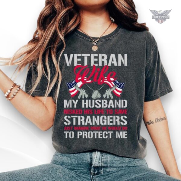 my husband is a veteran t-shirt my husband is a veteran t-shirt