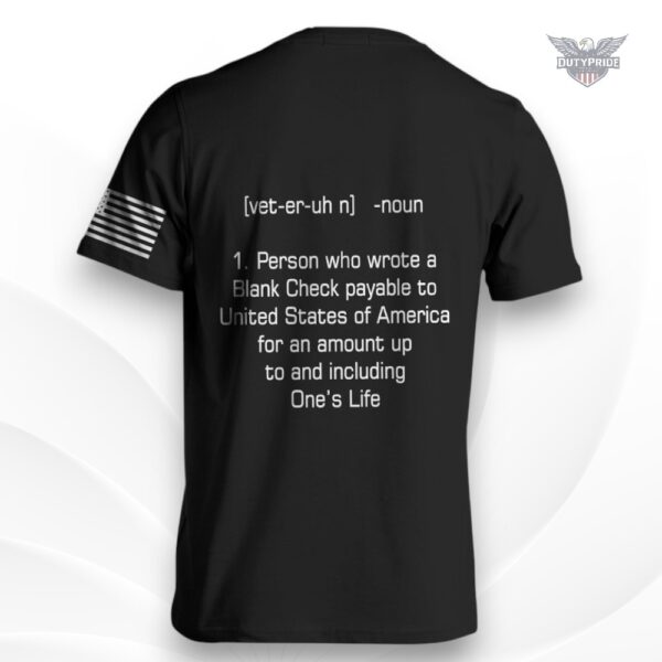 us veteran definition t shirt