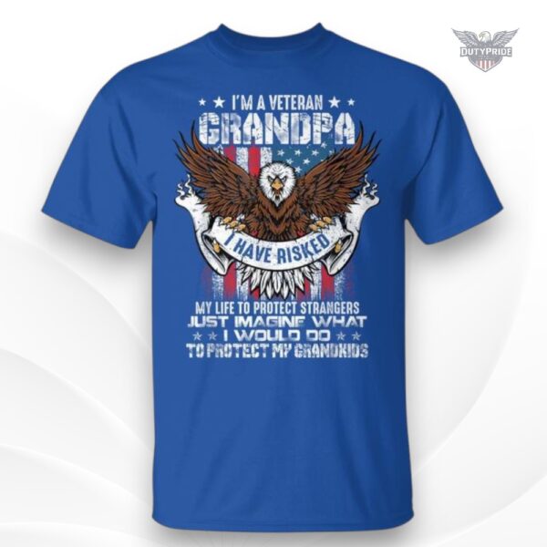 veteran Grandpa t shirt