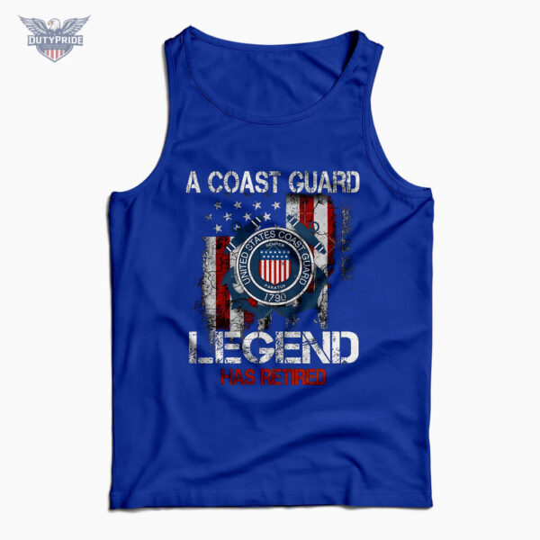 coast guard legend has retired tanktop