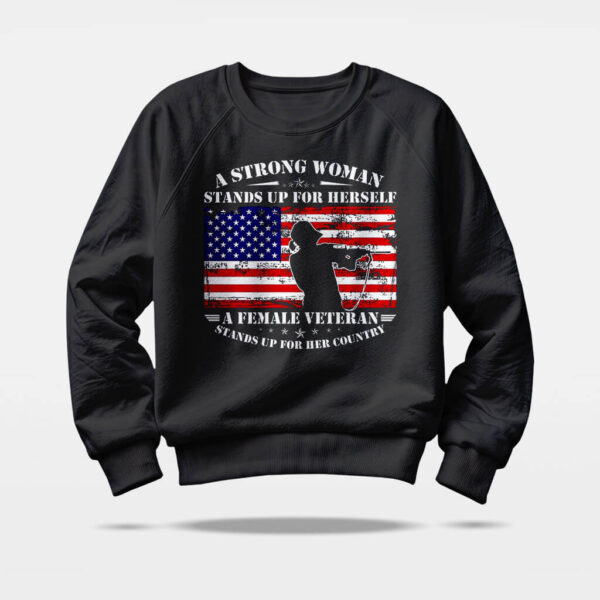 strong woman stands up for herself sweatshirt