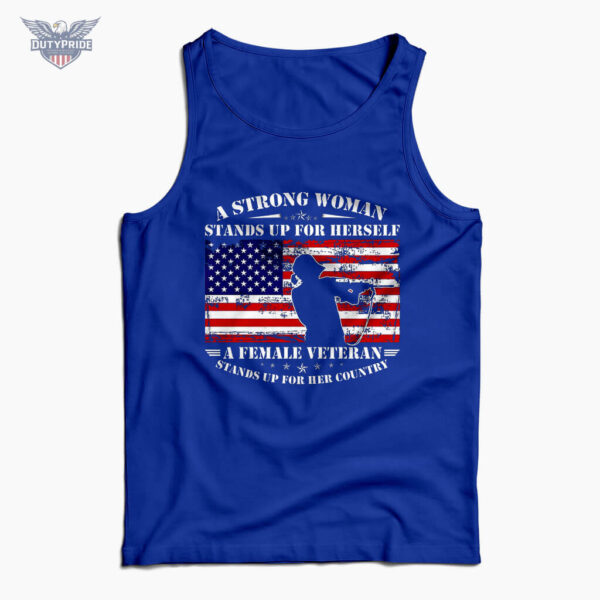 strong woman stands up for herself tanktop