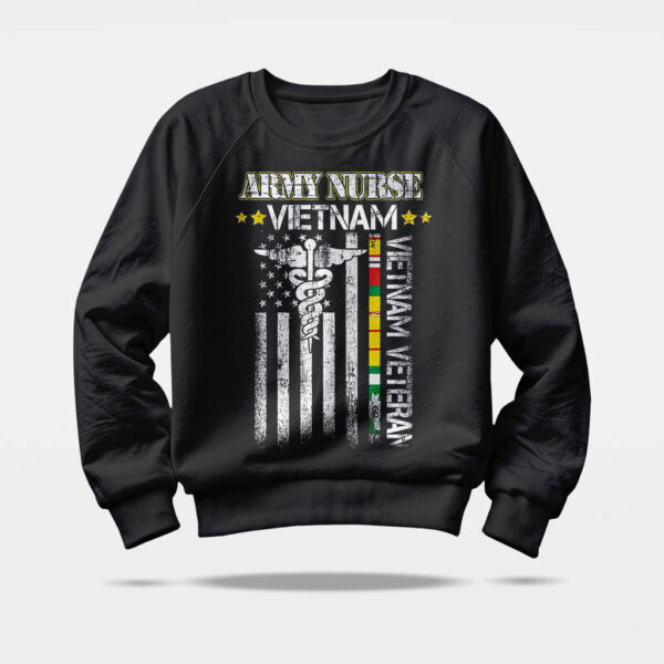 vietnam veteran nurse sweatshirt vietnam veteran nurse sweatshirt