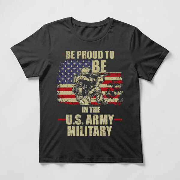 proud us army military tee shirt
