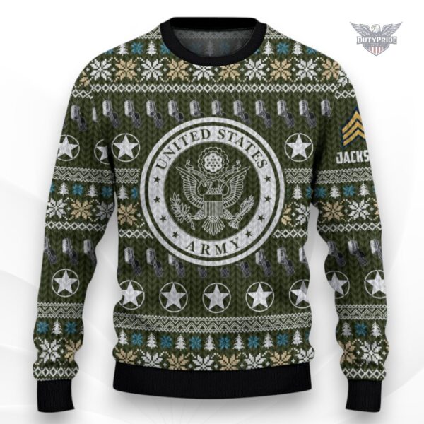 custom us army ugly sweater