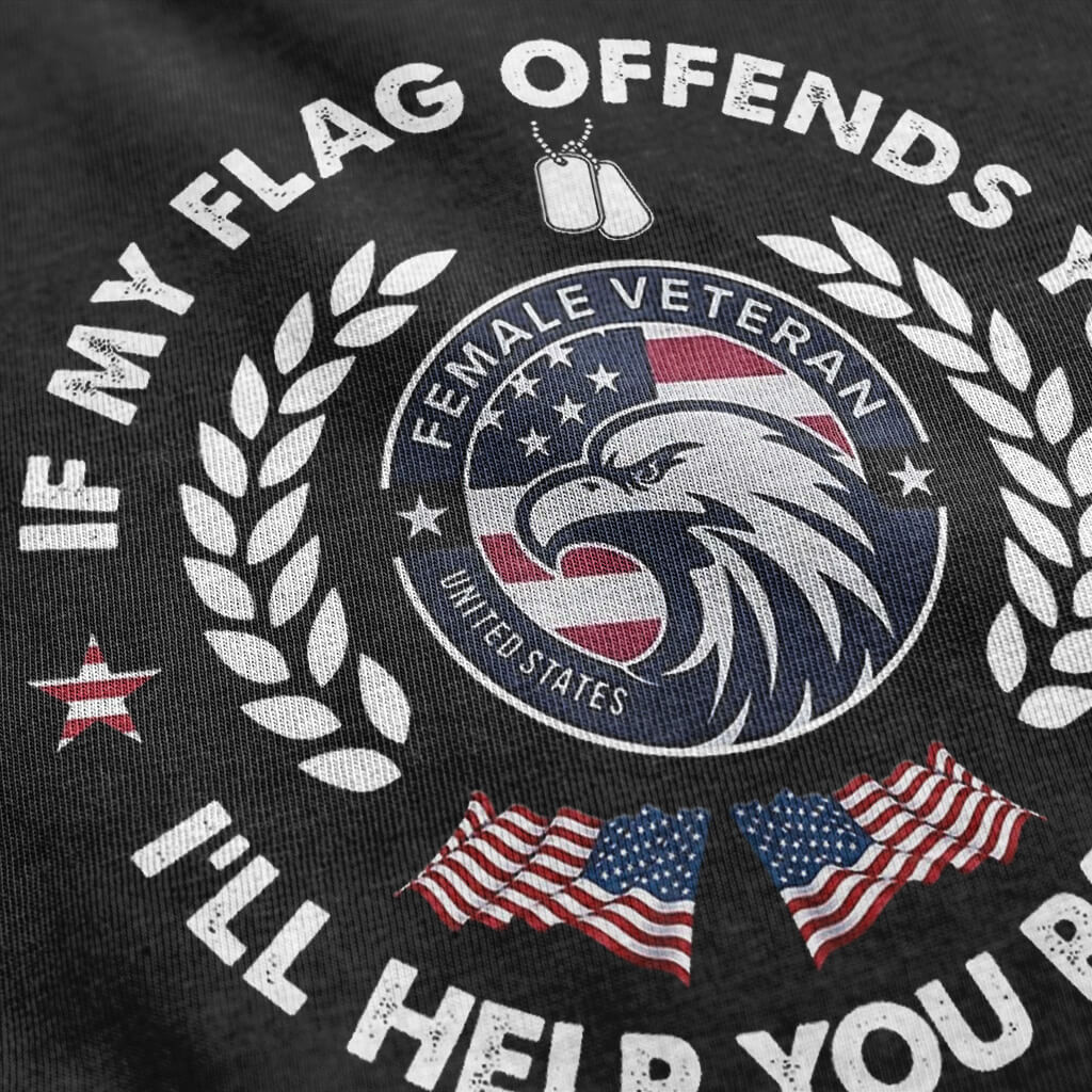 if my flag offends you i'll help you pack shirt details