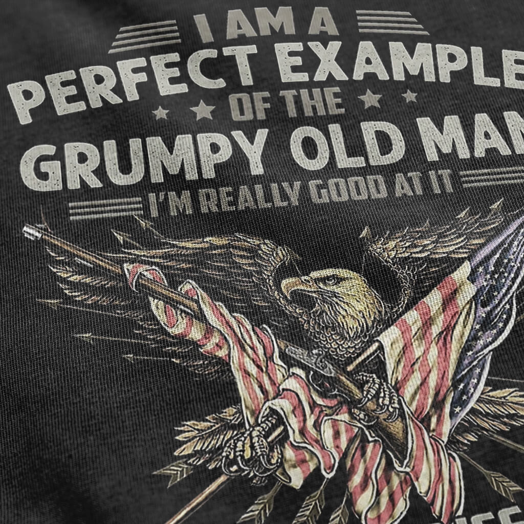 grumpy old man shirt details