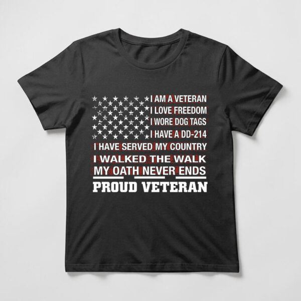 proud veteran t-shirt