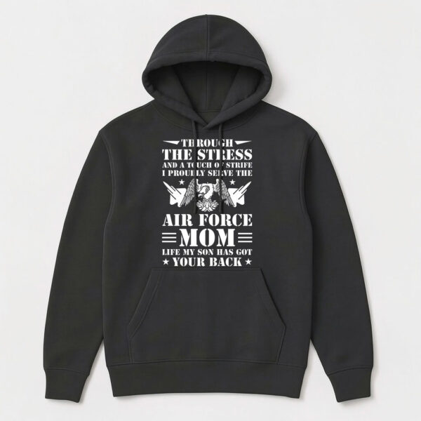 proud air force mom hoodie