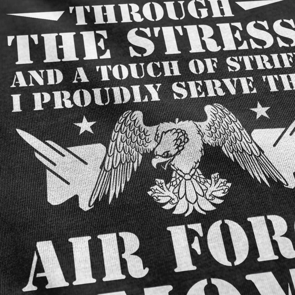 proud air force mom shirt