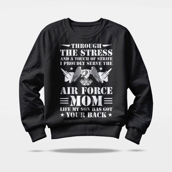 proud air force mom sweatshirt