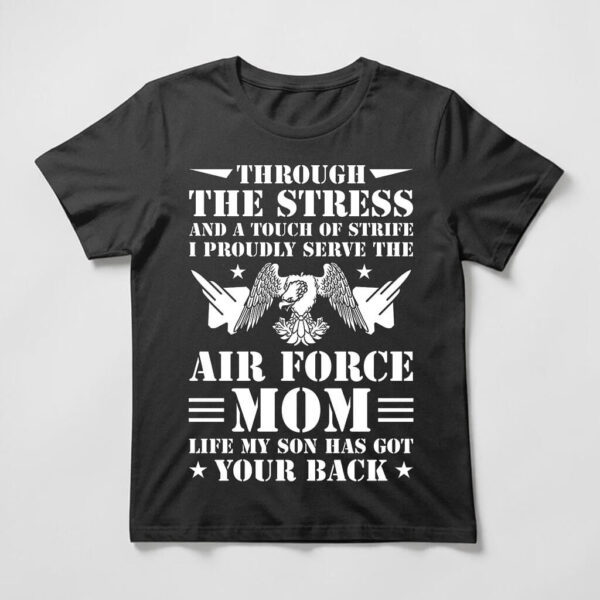 proud air force mom t shirt
