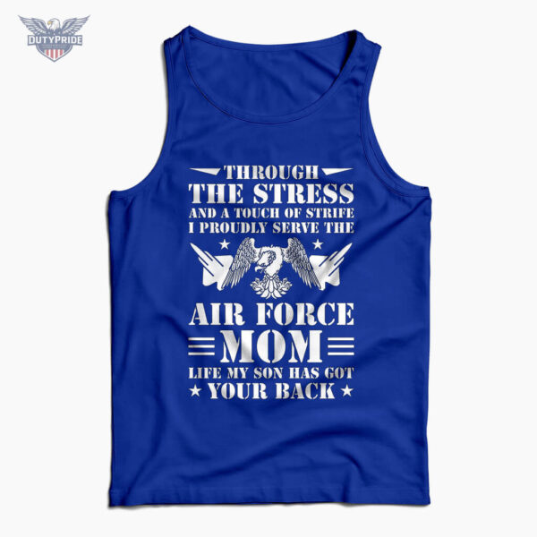 proud air force mom tank top
