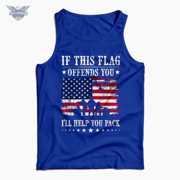 if this flag offends you tank top