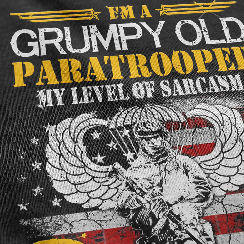 grumpy old paratrooper shirt