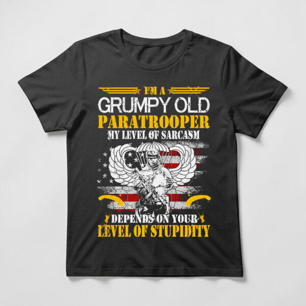 grumpy old paratrooper t shirt grumpy old paratrooper t shirt