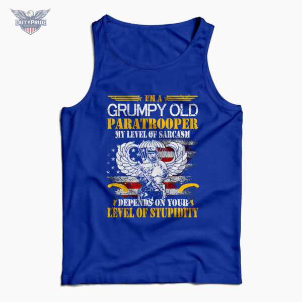grumpy old paratrooper tank top grumpy old paratrooper tank top