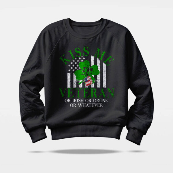 veteran st patricks day sweatshirt