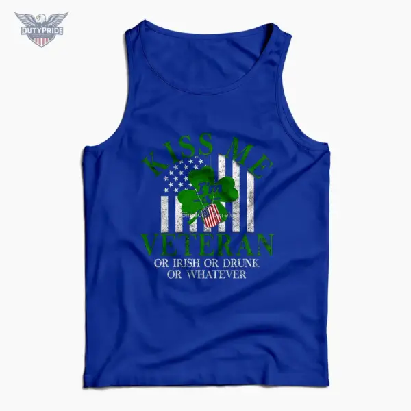 veteran st patricks day tank top