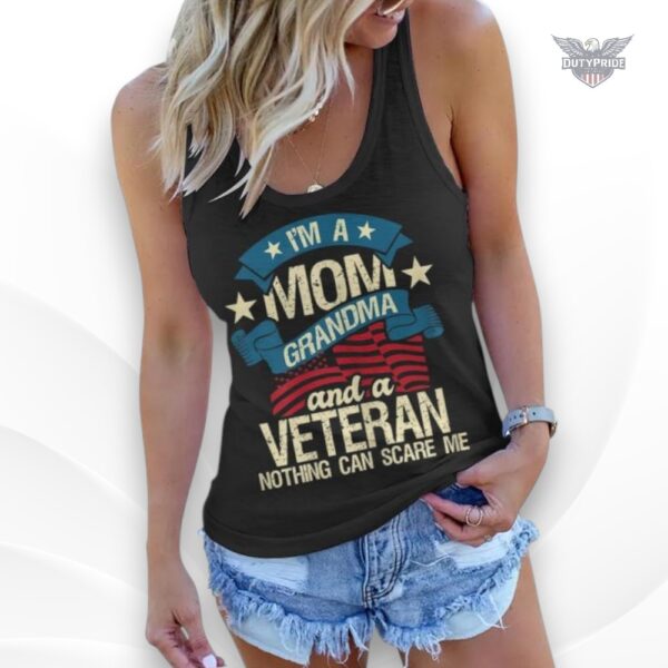 mom grandma veteran tank top